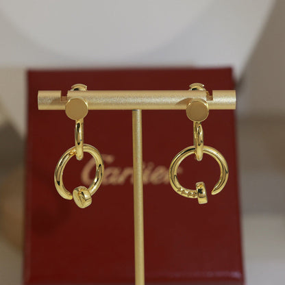 [Stellar Jewelry]JUSTE NO DIAMOND DOUBLE EARRINGS