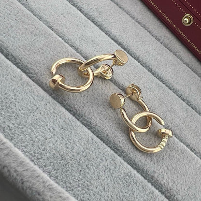 [Stellar Jewelry]JUSTE NO DIAMOND DOUBLE EARRINGS