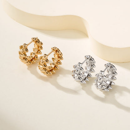 [Stellar Jewelry]CLASH MINI HOOP EARRINGS