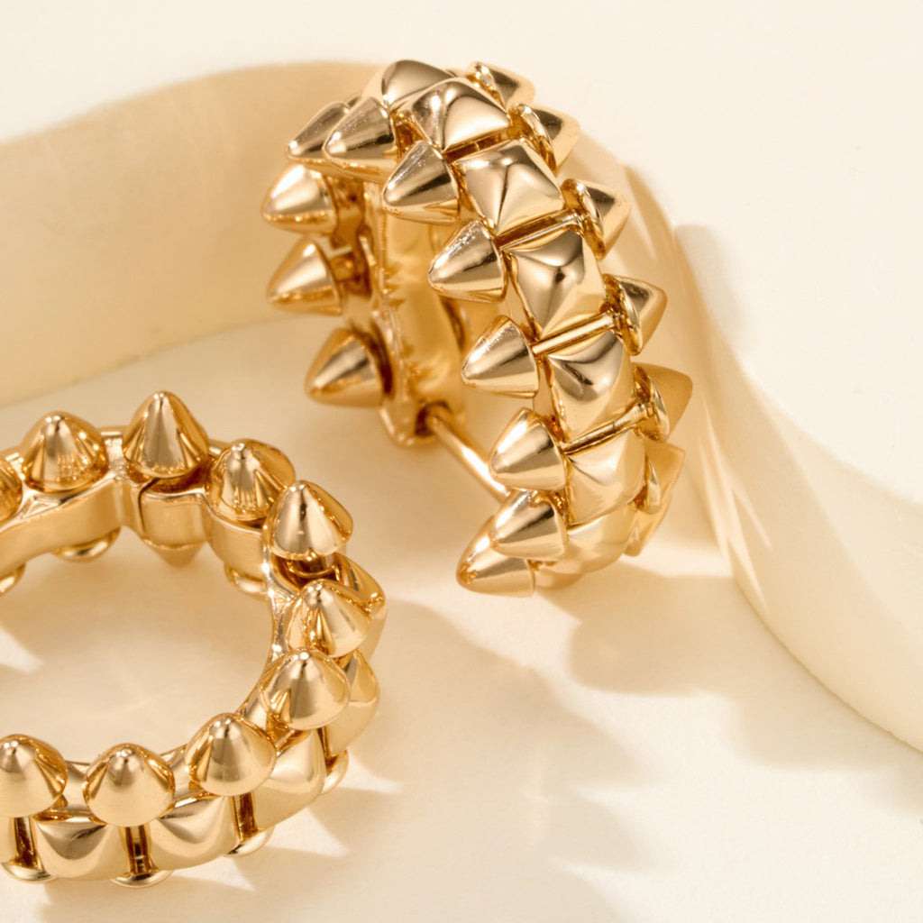 [Stellar Jewelry]CLASH MINI HOOP EARRINGS