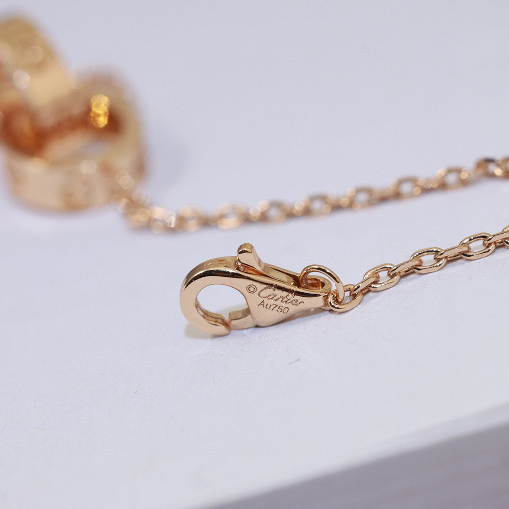 [Stellar Jewelry]LOVE DOUBLE RING NECKLACE