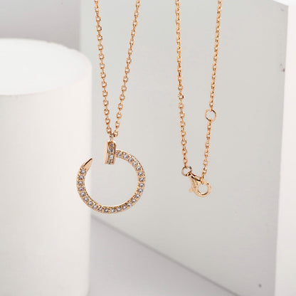 [Stellar Jewelry]JUSTE NECKLACE FULL DIAMOND