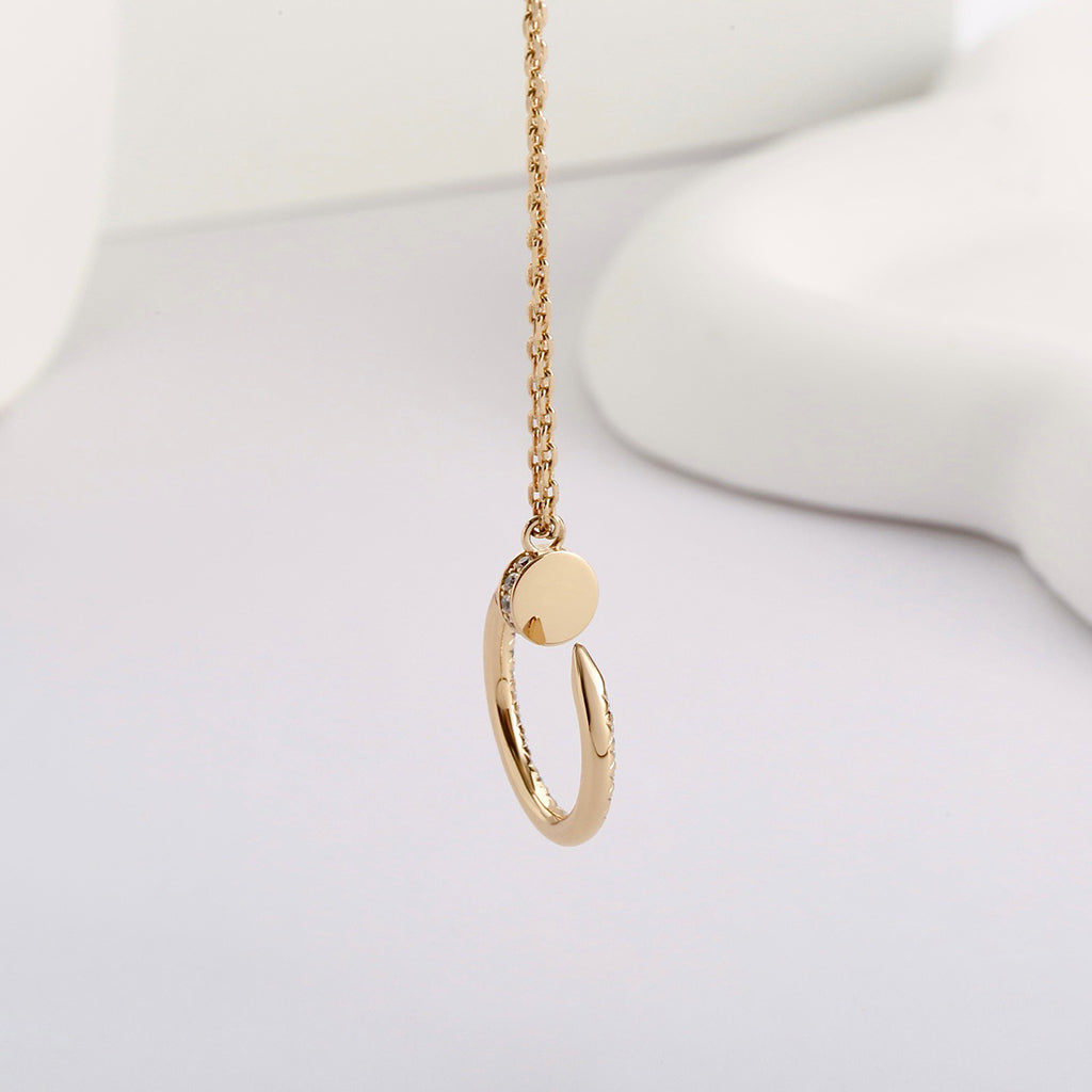 [Stellar Jewelry]JUSTE NECKLACE FULL DIAMOND