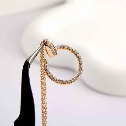 [Stellar Jewelry]JUSTE NECKLACE FULL DIAMOND