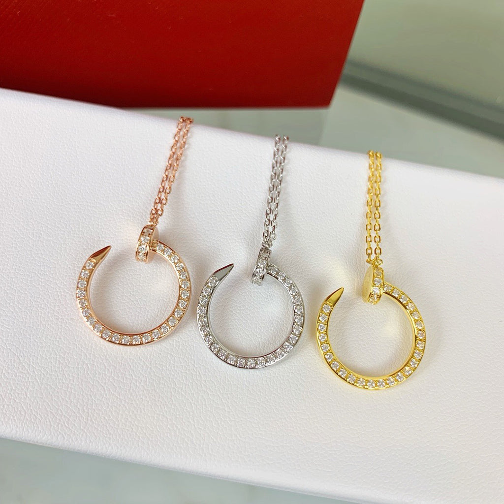 [Stellar Jewelry]JUSTE NECKLACE FULL DIAMOND