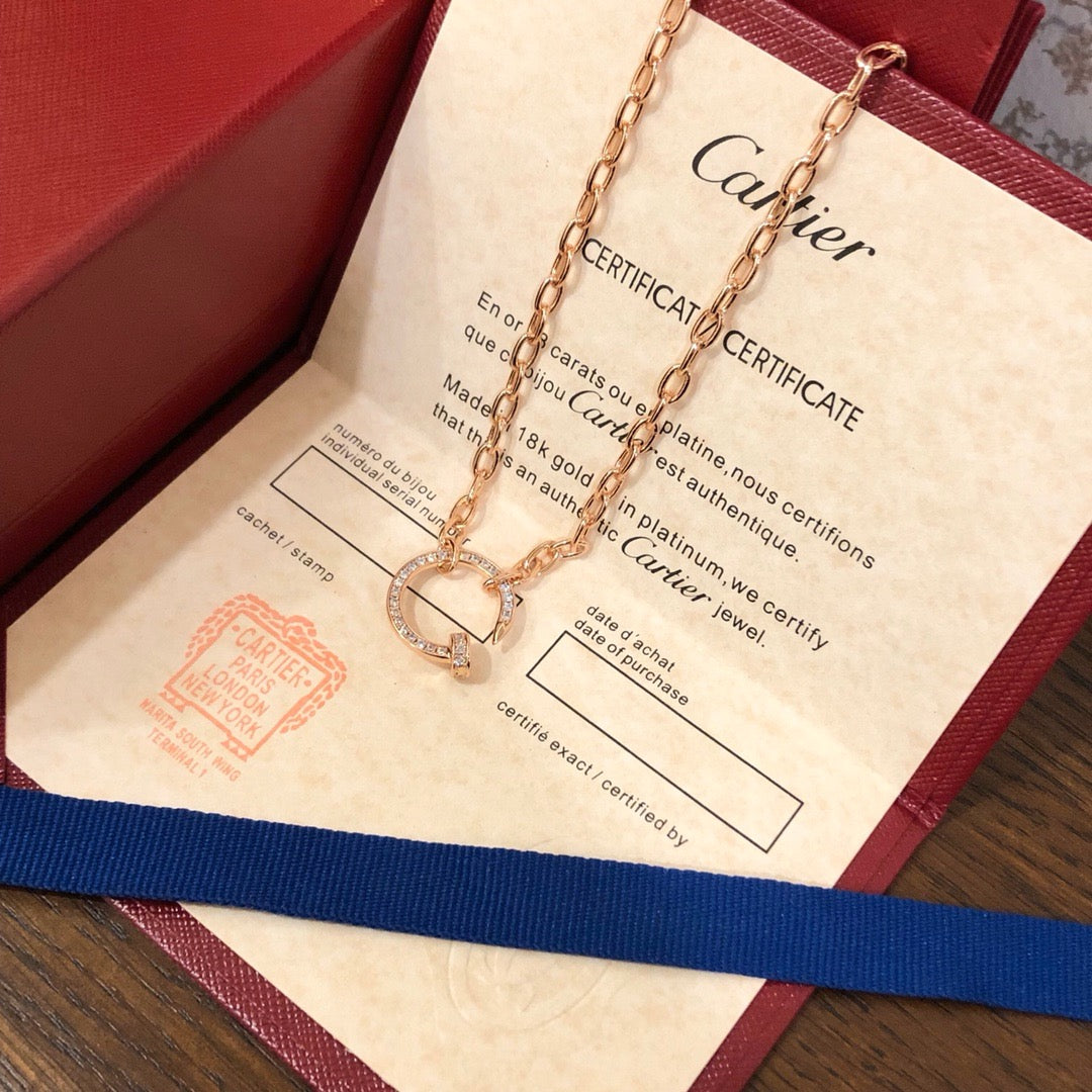 [Stellar Jewelry]JUSTE NECKLACE FULL DIAMONDS