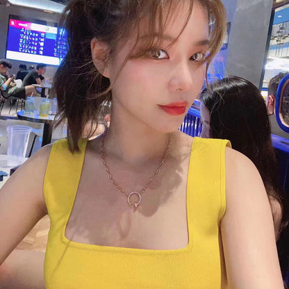 [Stellar Jewelry]JUSTE NECKLACE FULL DIAMONDS