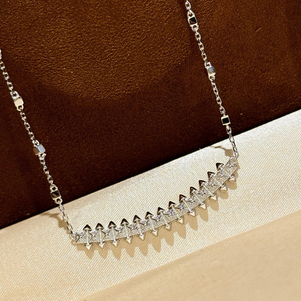 [Stellar Jewelry]CLASH  SMALL FULL DIAMOND NECKLACE
