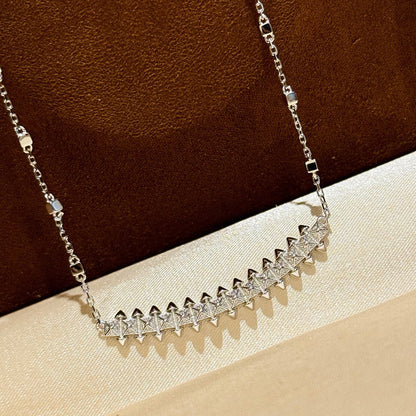 [Stellar Jewelry]CLASH  SMALL FULL DIAMOND NECKLACE
