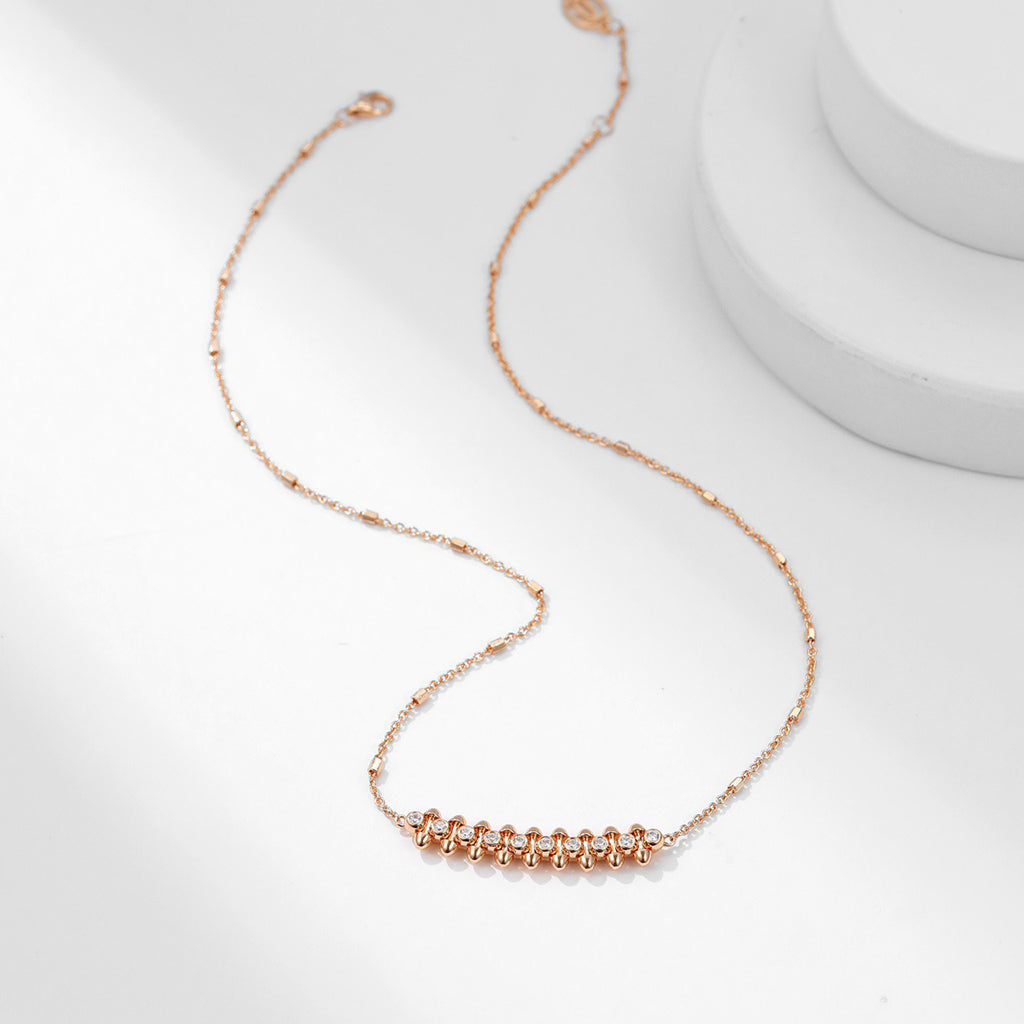 [Stellar Jewelry]CLASH  MEDIUM DIAMOND NECKLACE