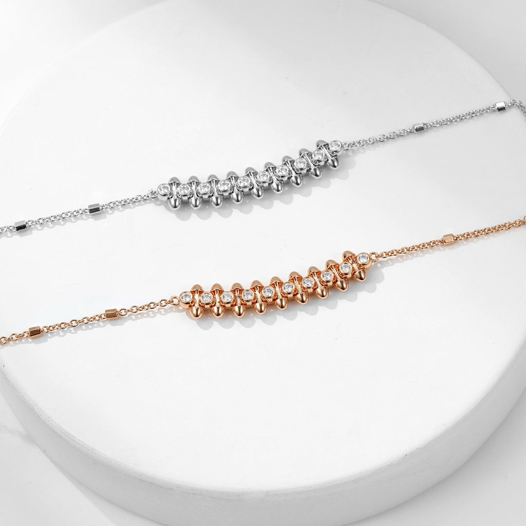 [Stellar Jewelry]CLASH  MEDIUM DIAMOND NECKLACE
