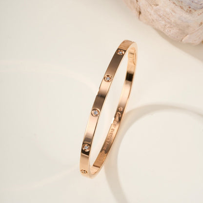 [Stellar Jewelry]LOVE BRACELET 3.65MM 10 DIAMONDS