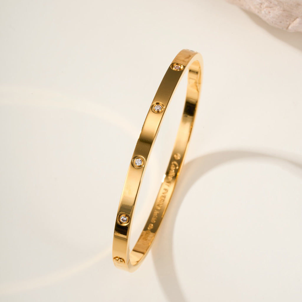 [Stellar Jewelry]LOVE BRACELET 3.65MM 10 DIAMONDS