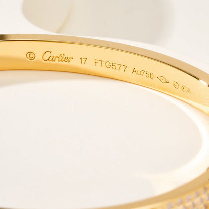 [Stellar Jewelry]LOVE BRACELET 4.8MM DIAMOND-PAVED