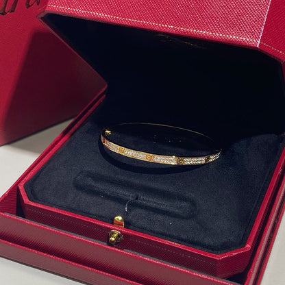 [Stellar Jewelry]LOVE BRACELET 3.65MM DIAMOND-PAVED
