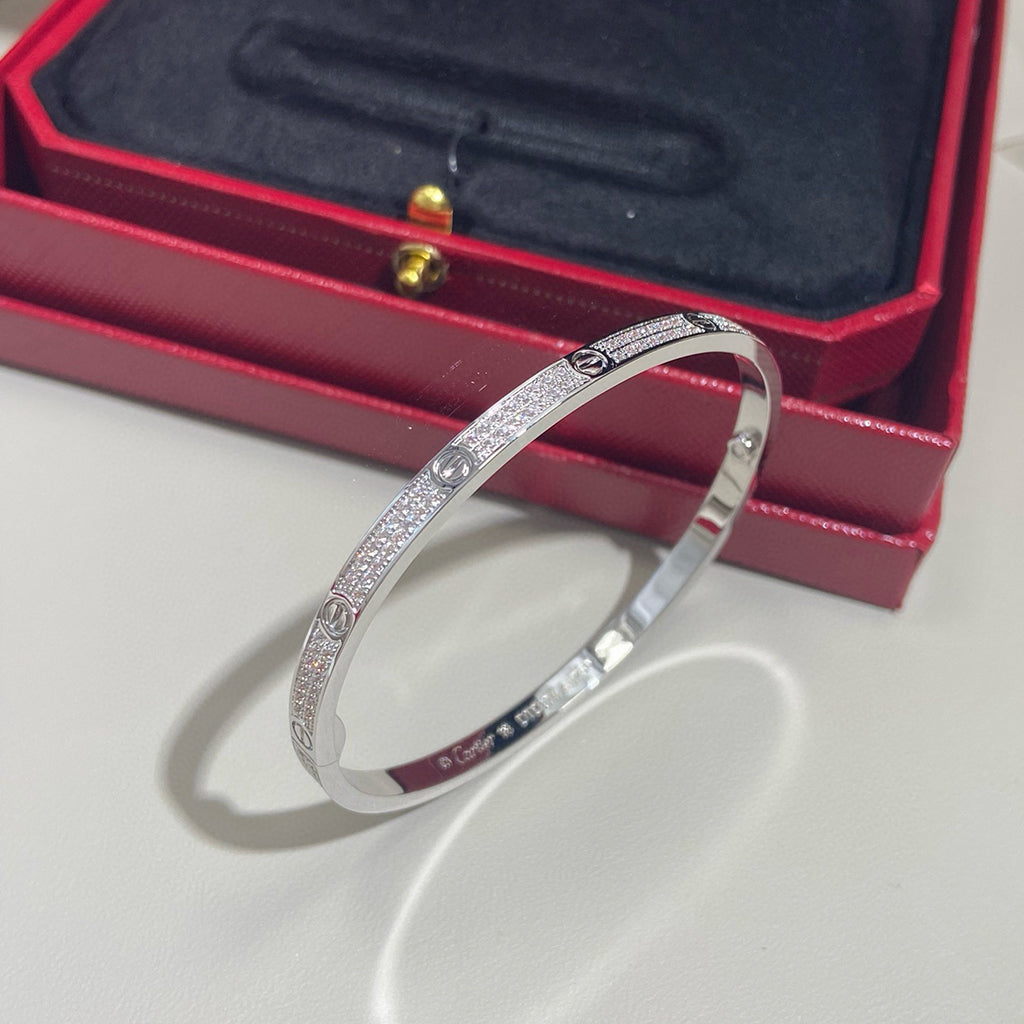 [Stellar Jewelry]LOVE BRACELET 3.65MM DIAMOND-PAVED