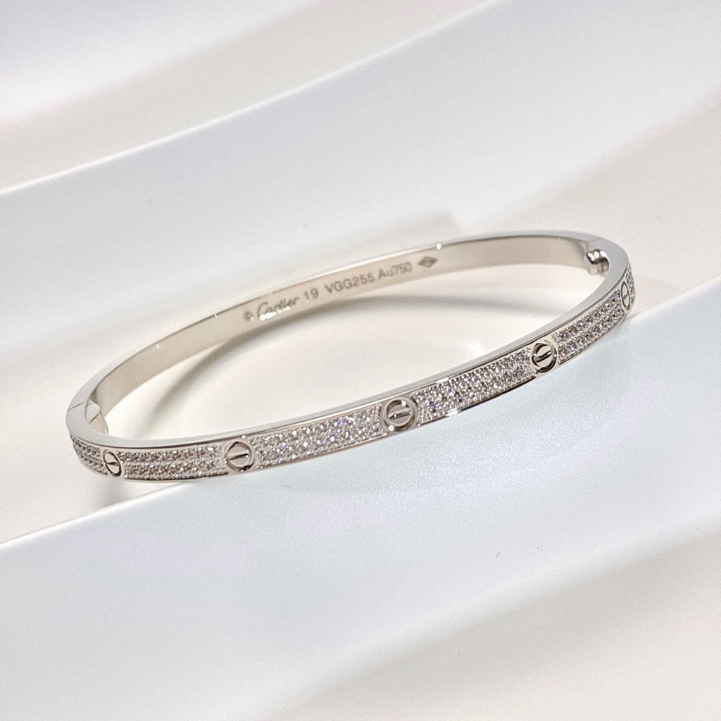 [Stellar Jewelry]LOVE BRACELET 3.65MM DIAMOND-PAVED