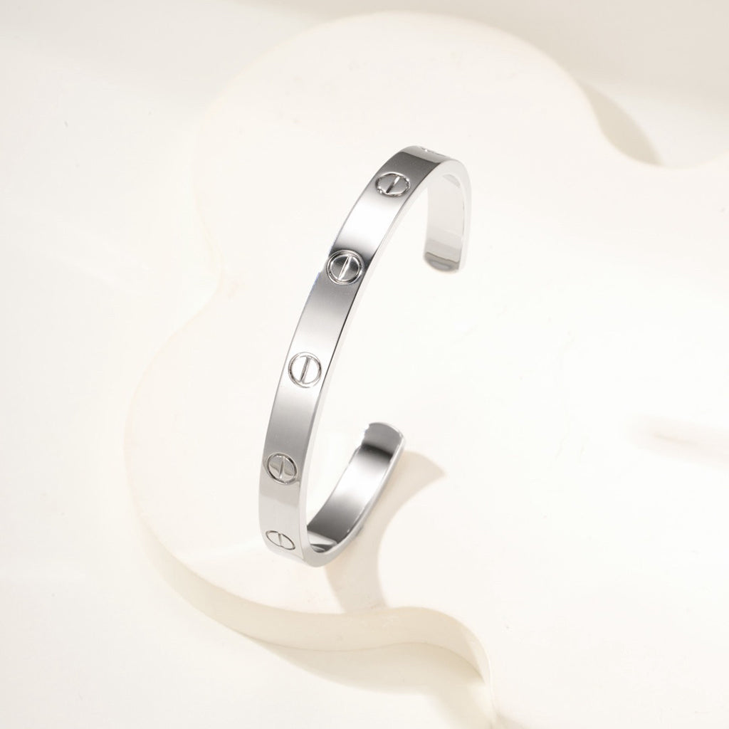 [Stellar Jewelry]LOVE BRACELET 6.1MM OPEN CUFF