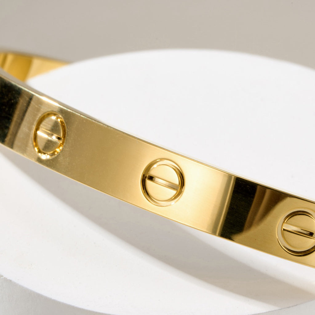 [Stellar Jewelry]LOVE BRACELET 6.1MM OPEN CUFF