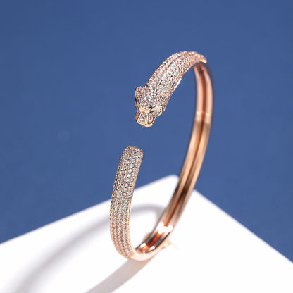 [Stellar Jewelry]PANTHERE FULL DIAMOND OPEN BRACELET