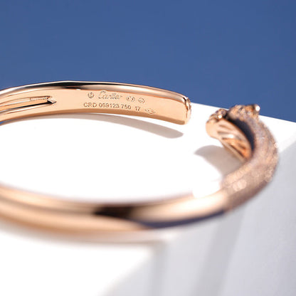 [Stellar Jewelry]PANTHERE FULL DIAMOND OPEN BRACELET