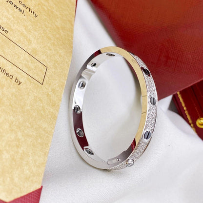 [Stellar Jewelry]LOVE BRACELET 6.1MM DIAMOND-PAVED CERAMIC