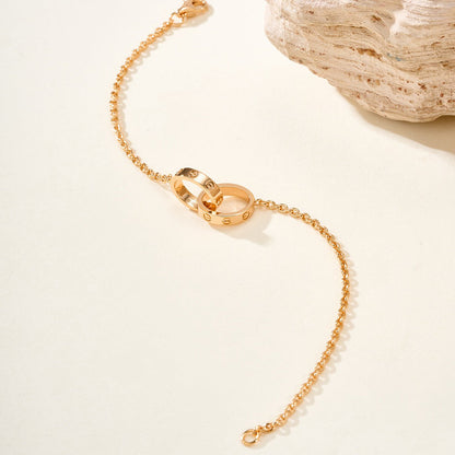 [Stellar Jewelry]LOVE BRACELET DOUBLE RING