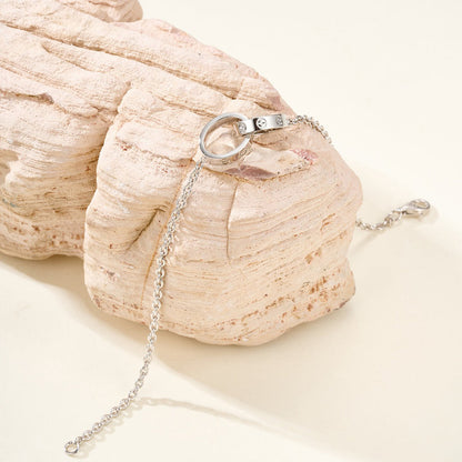 [Stellar Jewelry]LOVE BRACELET DOUBLE RING