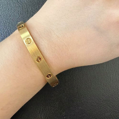 [Stellar Jewelry]LOVE BRACELET 6.1MM BRUSHED