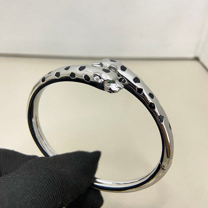 [Stellar Jewelry]PANTHERE DOUBLE HEADED OPEN BRACELET