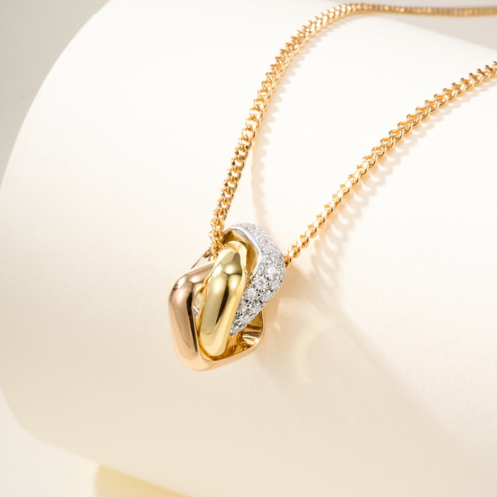 [Stellar Jewelry]TRINITY CUSHION NECKLACE COLLECTION