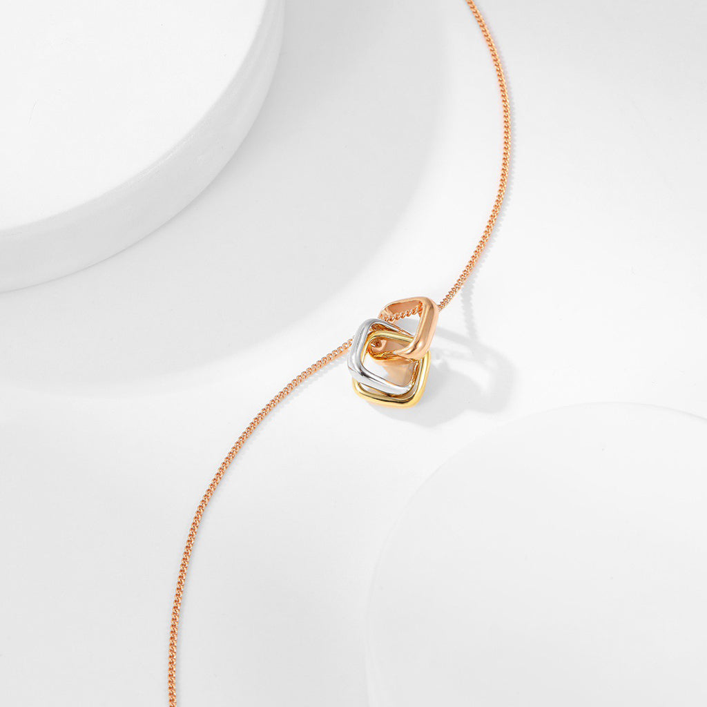 [Stellar Jewelry]TRINITY CUSHION NECKLACE COLLECTION
