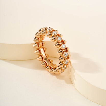 [Stellar Jewelry]CLASH 6.8MM DIAMOND MEDIUM RING