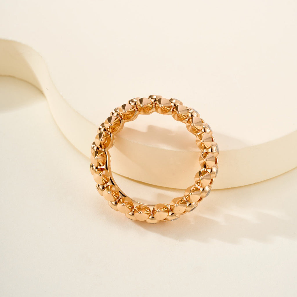 [Stellar Jewelry]CLASH 6.8MM DIAMOND MEDIUM RING