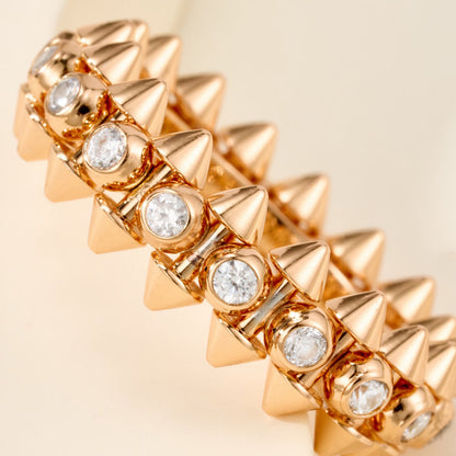 [Stellar Jewelry]CLASH 6.8MM DIAMOND MEDIUM RING