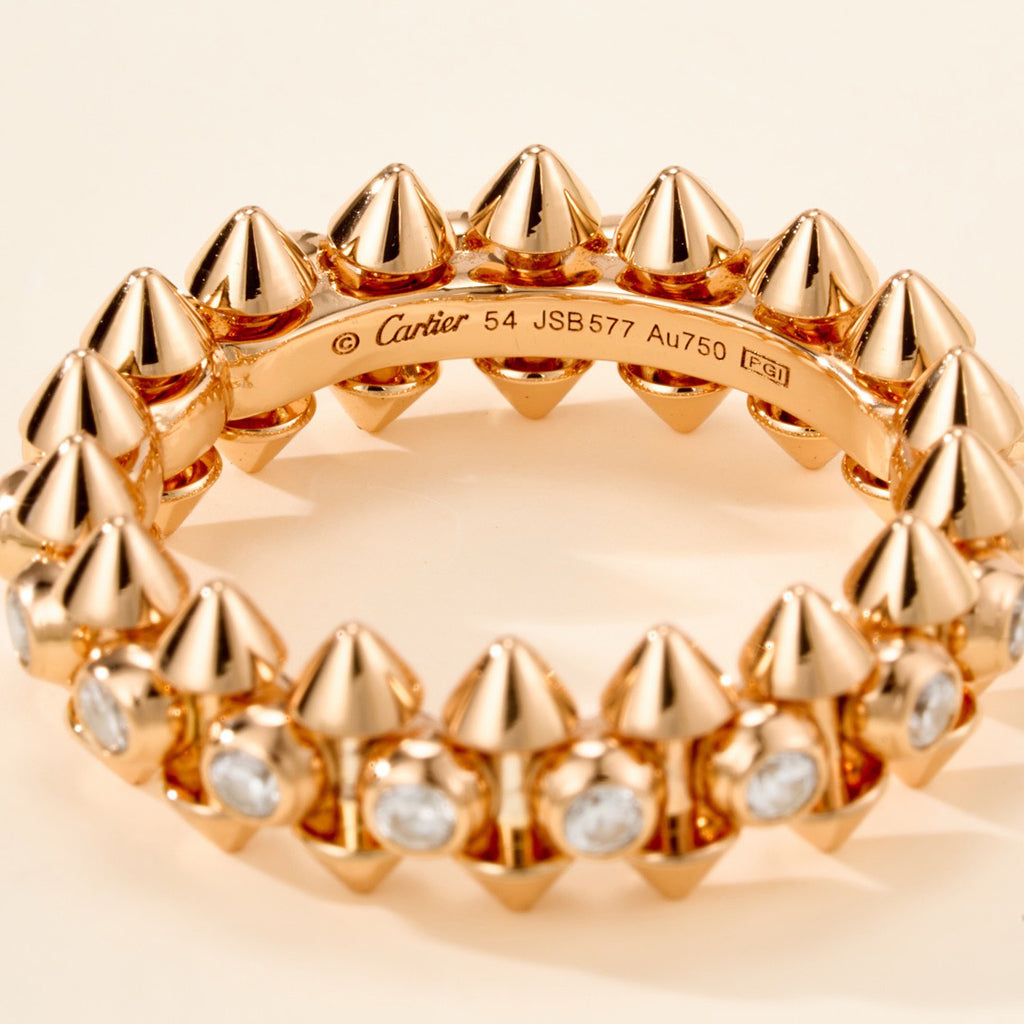 [Stellar Jewelry]CLASH 6.8MM DIAMOND MEDIUM RING