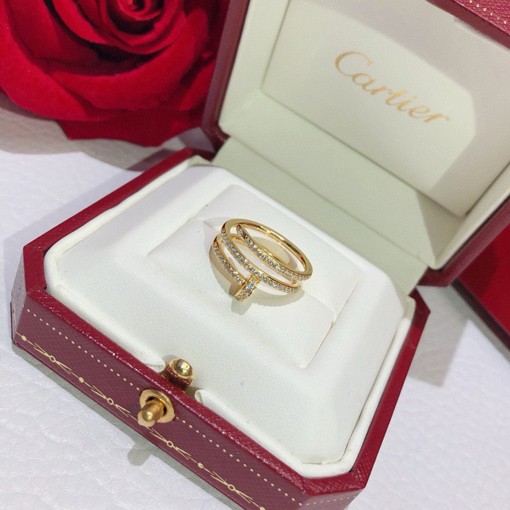 [Stellar Jewelry]JUSTE RING 4.8MM FULL DIAMOND