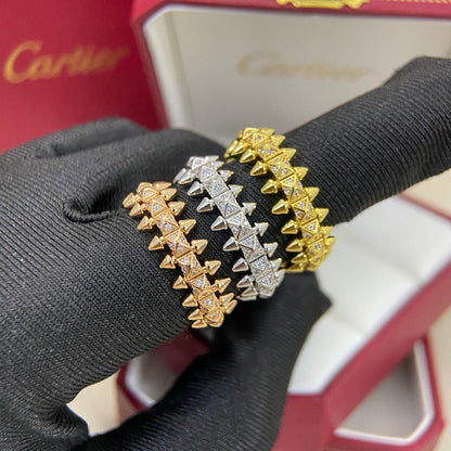 [Stellar Jewelry]CLASH 6.4MM SMALL FULL DIAMOND RING