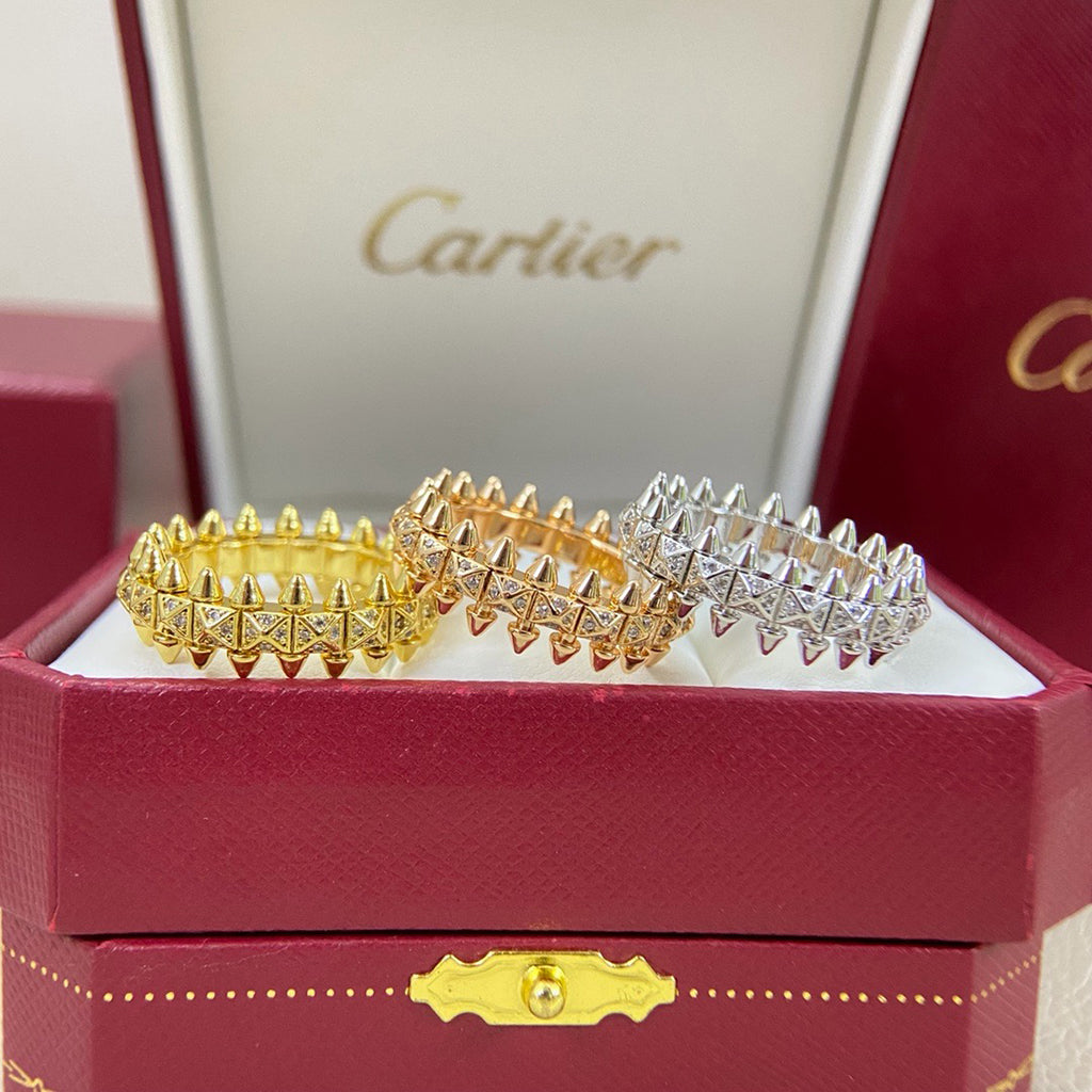 [Stellar Jewelry]CLASH 6.4MM SMALL FULL DIAMOND RING