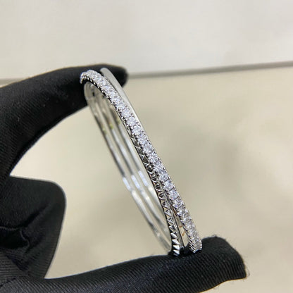 [Stellar Jewelry]ETINCELLE HALF-PAVED DIAMOND BRACELET