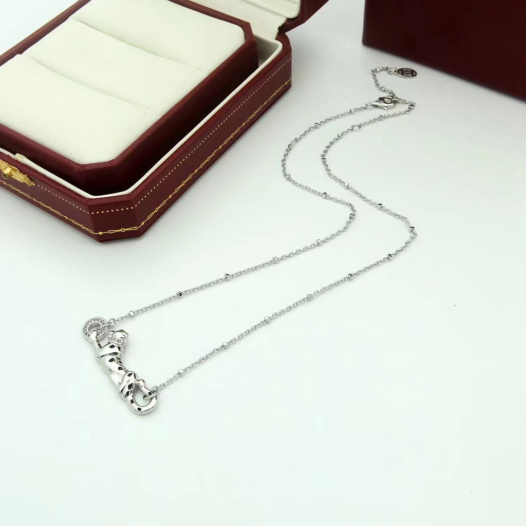 [Stellar Jewelry]PANTHERE FULL DIAMOND NECKLACE
