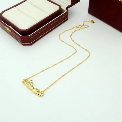 [Stellar Jewelry]PANTHERE FULL DIAMOND NECKLACE