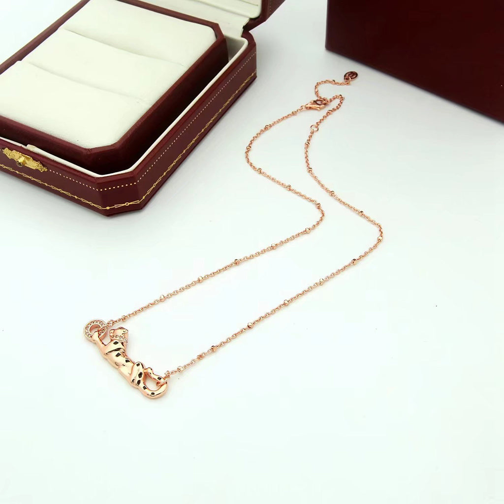 [Stellar Jewelry]PANTHERE FULL DIAMOND NECKLACE