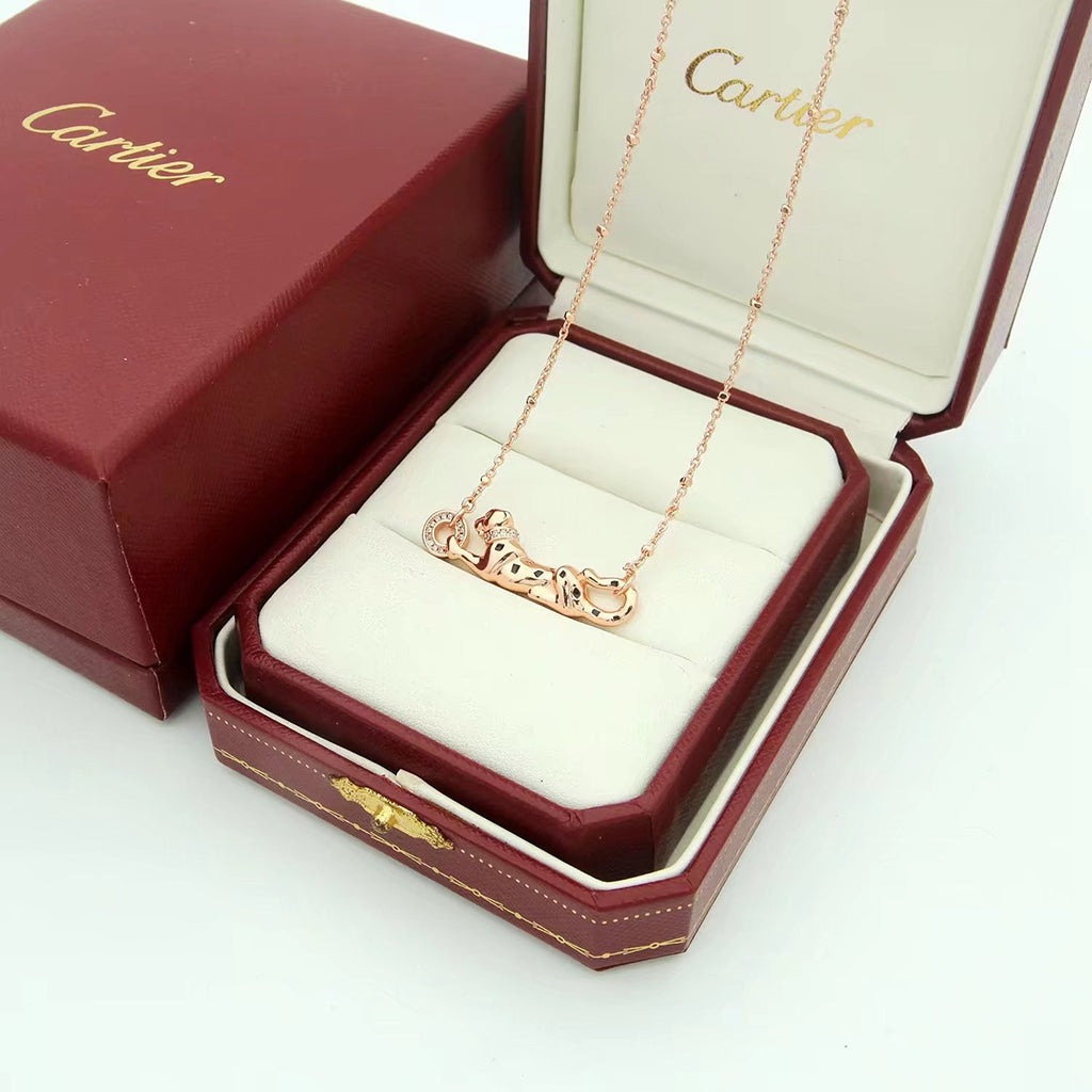 [Stellar Jewelry]PANTHERE FULL DIAMOND NECKLACE