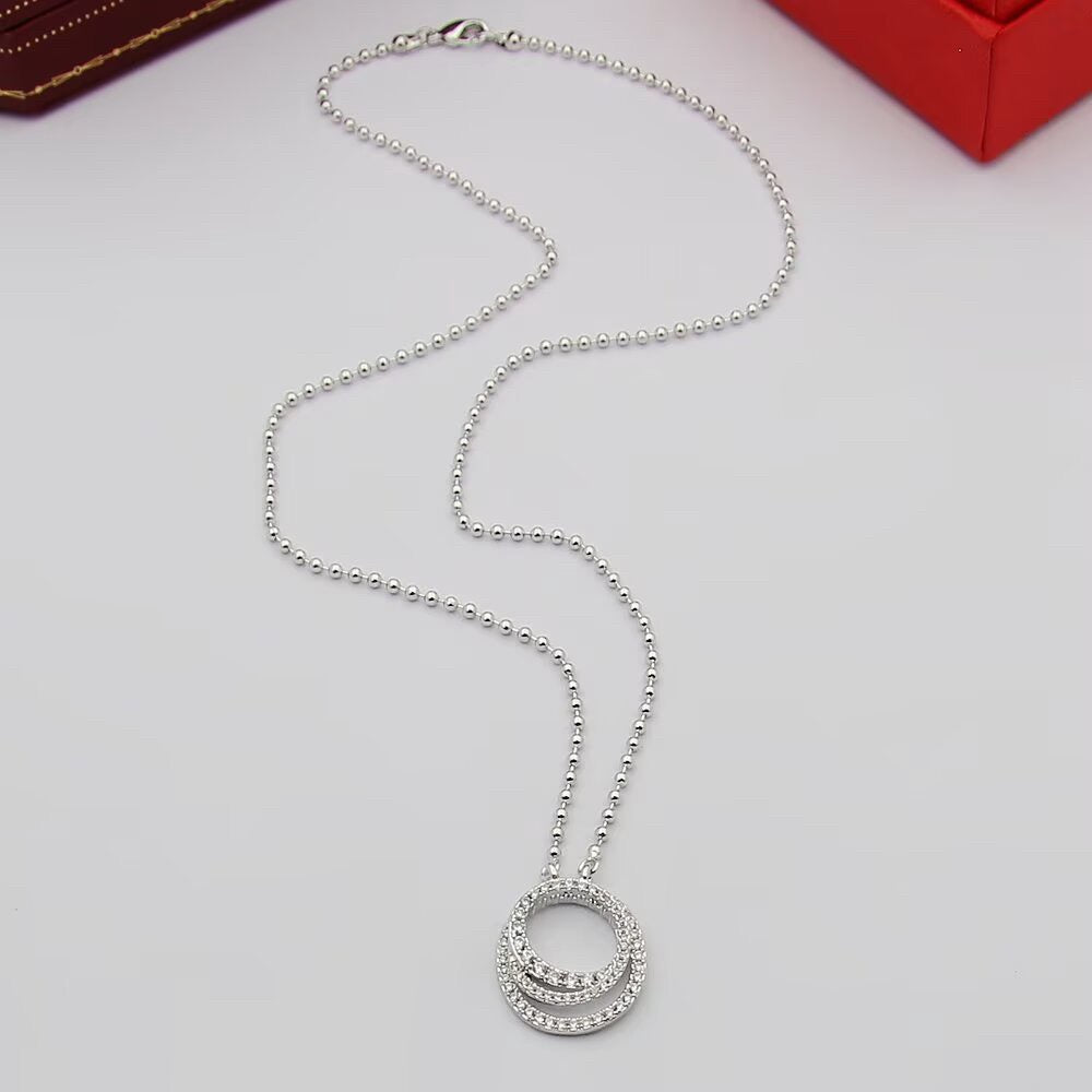 [Stellar Jewelry]ETINCELLE  FULL DIAMOND NECKLACE