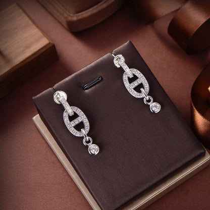 [Stellar Jewelry]HM CHAINE DIAMOND EARRINGS