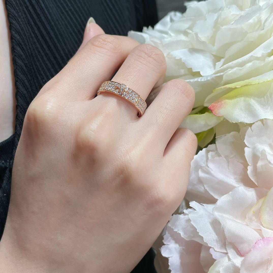 [Stellar Jewelry]KELLY PINK GOLD DIAMOND RING