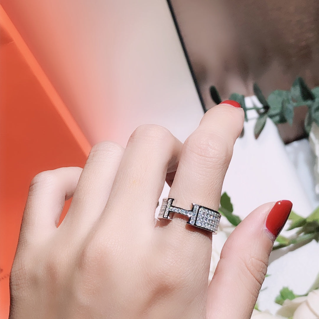 [Stellar Jewelry]H RING FULL DIAMOND