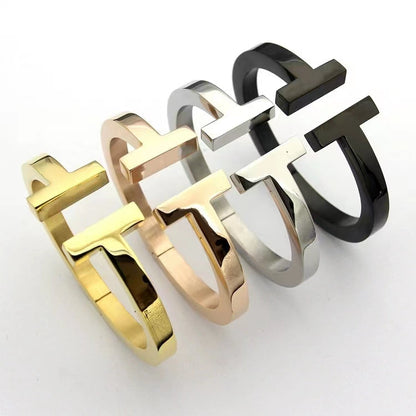 [Stellar jewels]T SQUARE OPEN BRACELET