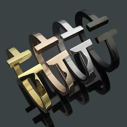 [Stellar jewels]T SQUARE OPEN BRACELET